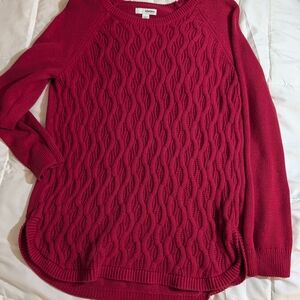 Sonoma Women's Bold Red Knit Sweater